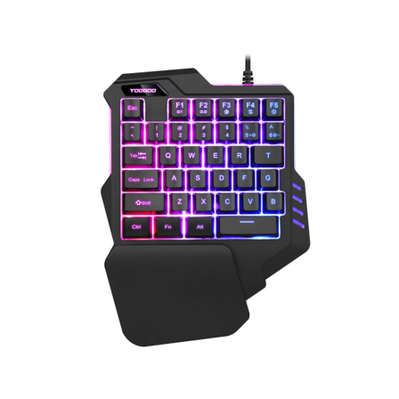 G92 yhden käden pelihiiri / värikäs RGB-taustavalaistu pelihiiri