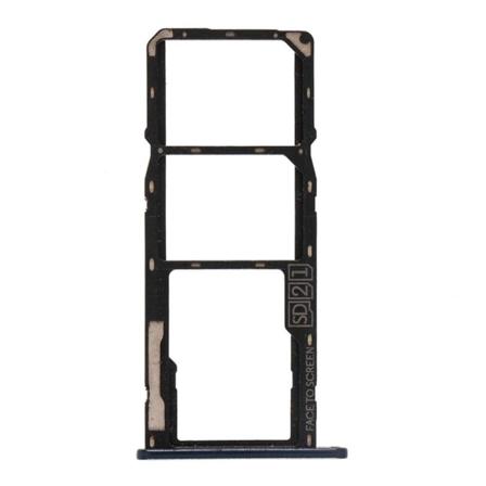 Motorola Moto G7 Power OEM sim-kortbakkeholder - Sort Black