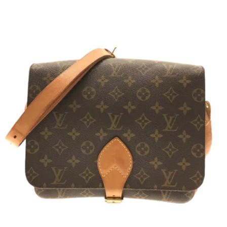 Louis Vuitton Vintage Pre-owned Canvas louis-vuitton-Tass , Bruin , unisex , Maat: ONE Size Vintage Tassen
