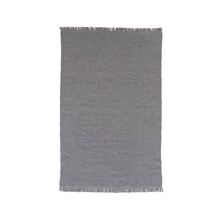 Cyrus Tæppe 230x160cm - Gråt Gulvtæppe - Elegant, Langvarig Komfort, Lav Højde - Perfekt til Stuen & Under Møbler - 230x160x1cm