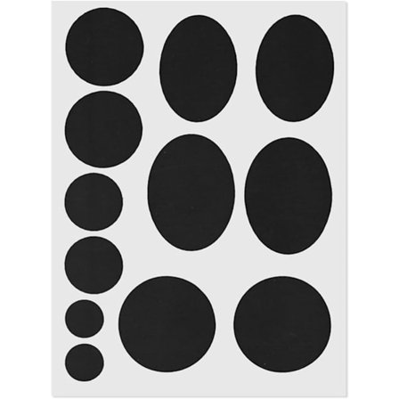 Dunjakke Reparasjonslapper, Selvklebende Dunlapp, 1 Ark