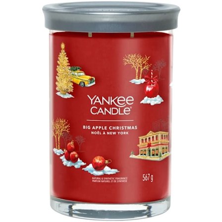 Yankee Candle Signature Large Tumbler Big Apple Christmas 567g