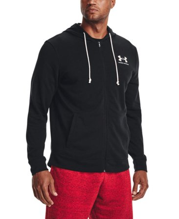 Under Armour Rival Terry LC FZ Black/Onyx White