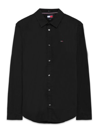 Tjm Original Stretch Shirt Black Tommy Jeans