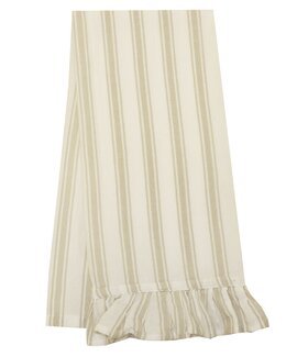 Kjøkkenhåndkle med striper og volang Madicken Lin