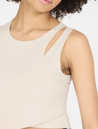 Athlecia Aisari W Yoga Top - Cream - 44