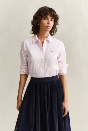 GANT Damen Stretch Oxford-Bluse (36) Rosa