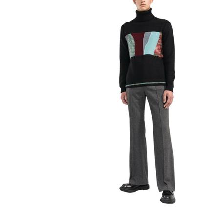 Missoni, Turtleneck Zwart, Heren, Maat:M
