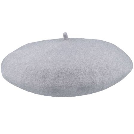 CTH Ericson - Grå beret Hatt - Amelie Wool Dark Grey Beret @ Hatstore