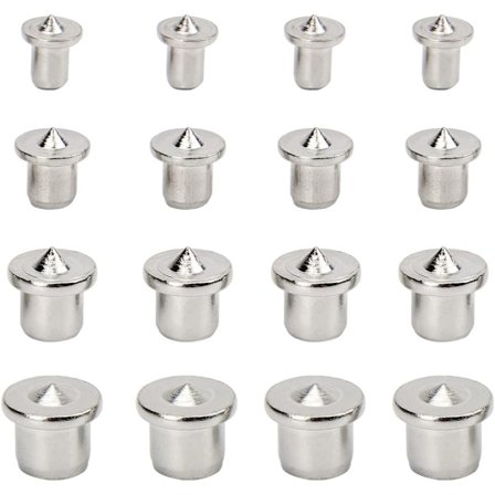 16 st träpluggcentreringsverktyg för träbearbetning vid pluggcentrering, 6 mm 8 mm 10 mm 12 mm (solid)