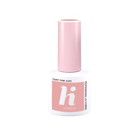 HI HYBRID Date Smalto Semipermanente #205 Faint Pink 5ml - Smalto Gel e semipermanente