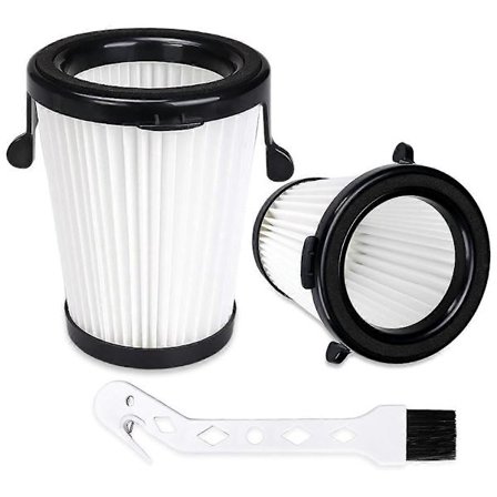 2-pakning 49-90-1950 Kompakt Vakuumfiltersett med 1 Rengjøringsbørste