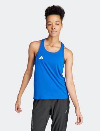 adidas Performance Adizero E Tank - Blue - XL