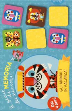 Il gioco di memoria dei piccoli. Gli animali in vacanza! Pintachan