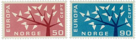 Norge - AFA 490-491 - Postfrisk