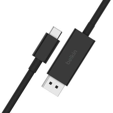 Belkin CONNECT - videoadapterkabel - 24 pin USB-C til DisplayPort - 2 m