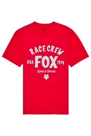 T-Shirt FOX Slogan Prem Rosso fiamma XL