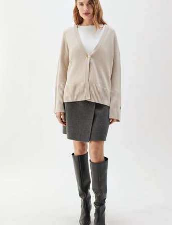 BUSNEL Reva Cardigan - Beige - 40