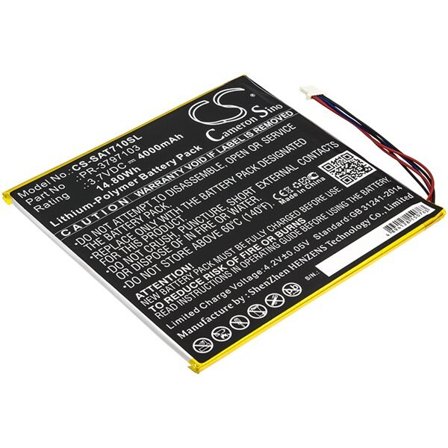Batteri til tablet til Insignia Flex NS, P08A7100