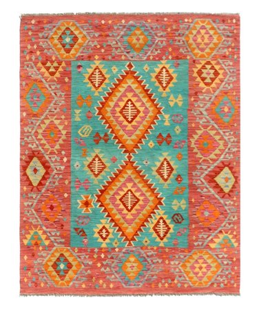 Oriental Kilim Afghan Old Style Rug 153X200 Wool, Afghanistan