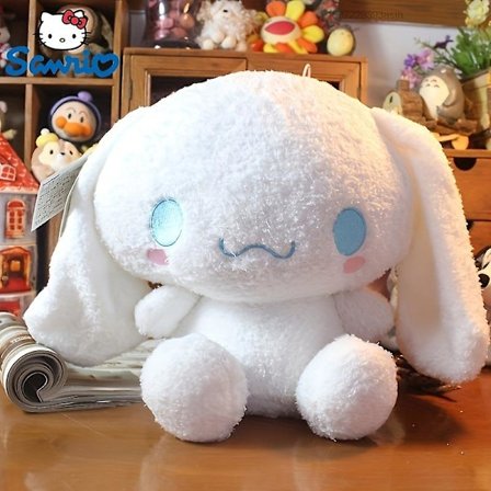 40 cm myk kosedyr Cinnamoroll: Perfekt trygg følgesvenn og gave til barn og Sanrio-fans - Forbedre lek og komfort!