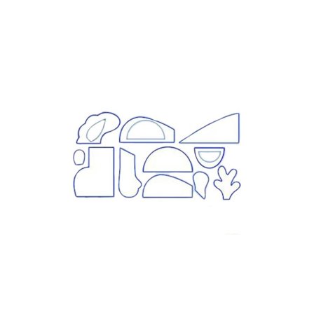 Sy skjærelinjaler Quiltlinjal 20CM 20CM