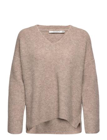 Alphagz V-Pullover Noos Brown Gestuz