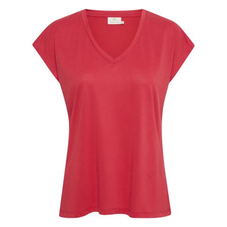 Kaffe KAlise T-shirt Rød, Dame T-shirts