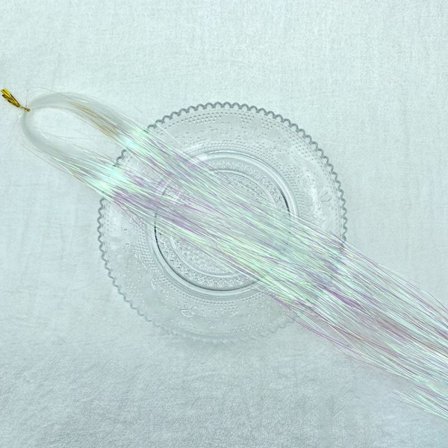 Parykk Hårforlengelse HVIT