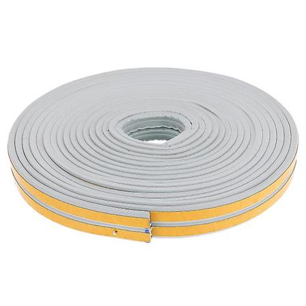 Dørtetningstrim Selvklebende Vindutetningstrim Dørtetningstrim Grå 1000X0.9X0.4CM Grey 1000X0.9X0.4CM