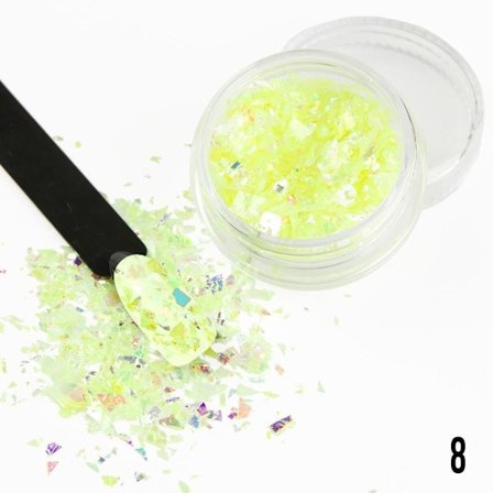 Nageldekorationer - Broken Mirror - 08