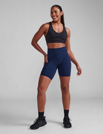 2XU Form Stash Hi-Rise Compression 6 Inch Shorts - Navy - XXS