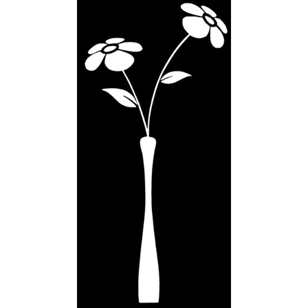 Väggdekor - Blommor i vas design