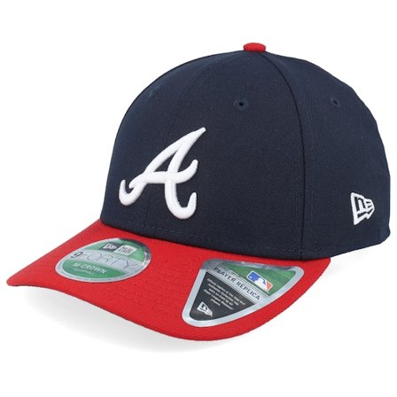 New Era - MLB Bleu adjustable Casquette - Atlanta Braves MLB PR 9FORTY M-Crown Navy/Red Adjustable @ Hatstore