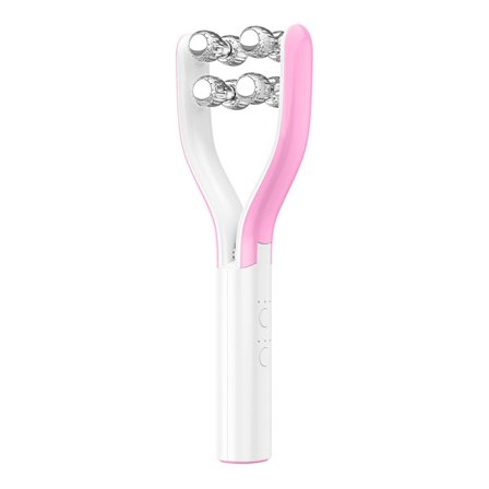 Rulle ansigtsmassager, USB elektrisk ansigtsmassager, V-ansigtsrulle skønhedsinstrument, ansigtsmassager til kvinder