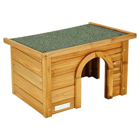 Kerbl Gnagarhus 45x32x27 cm laserat trä Brun