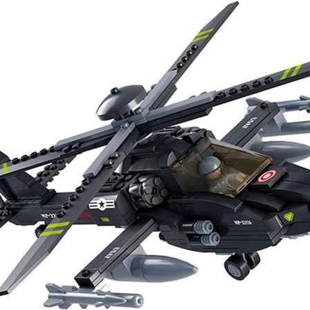 Sotilaslohkoarmeijan tiililelu - Ah-64 Apache -helikopteri KLB