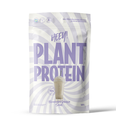Heey! Vegansk Protein Blåbær Vanilje 500 g