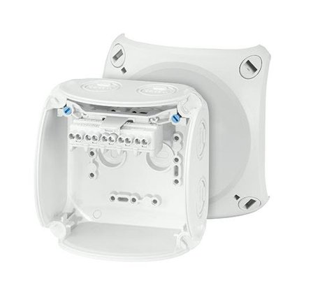 Hensel KF 0402 G Koblingsboks grå, IP66, glassfiber, 2,5 mm² 104x104 mm, Installasjonsmaterial