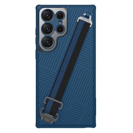 Nillkin Galaxy S23 Ultra Kuori Stripe Rannehihna - Sininen