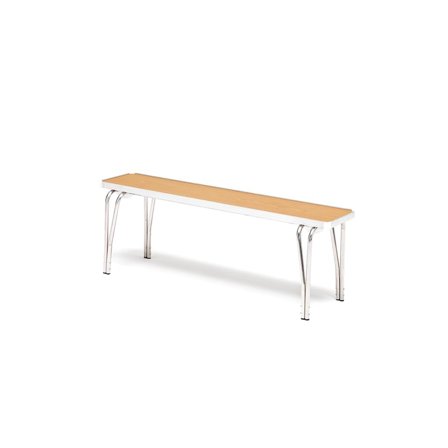 Economy stacking bench, 1220x254x432 mm, oak
