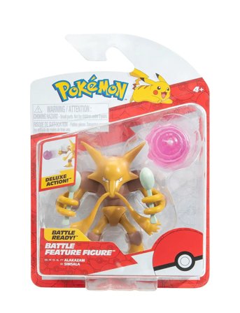 Pokemon Battle Feature Figure Alakazam Patterned Proxy