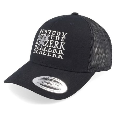 Berzerk - Svart trucker Keps - Fitness Workout Man Black Trucker @ Hatstore