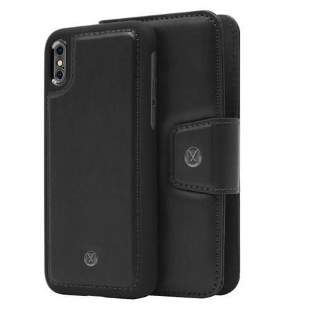 Iphone X/xs Marvêlle Magnetiskt Skal & Plånbok Svart