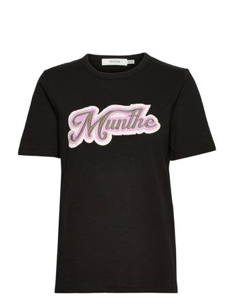 Harp T-shirt Top Sort Munthe