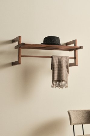 Jotex - Hattehylle Mørkbeiset - EDDISON - Kjøp Hattehylle hos Jotex