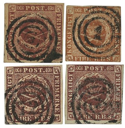 Danmark - AFA 1+ 1/Ia+1-IIb+1-IIIb - Stemplet