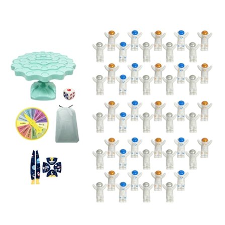 Sjov Astronaut Balance Legetøj til Børn Pædagogisk Logik Træningslegetøj Børnefest Favoritlegetøj Blå