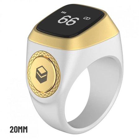 Smart Tasbih Tæller Ring til Muslimer Zikr Digital Tasbeeh 5 Bedetids Påmindelse