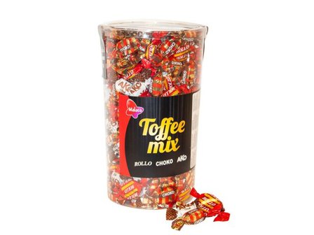 Malaco Toffee mix Tub 1760g - Lyreco - Kök och servering - Ätbart - Godis och choklad